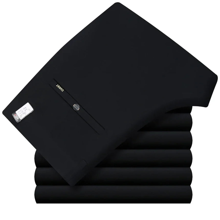 Herren Business Hose Freizeit Anzughose Slim Fit