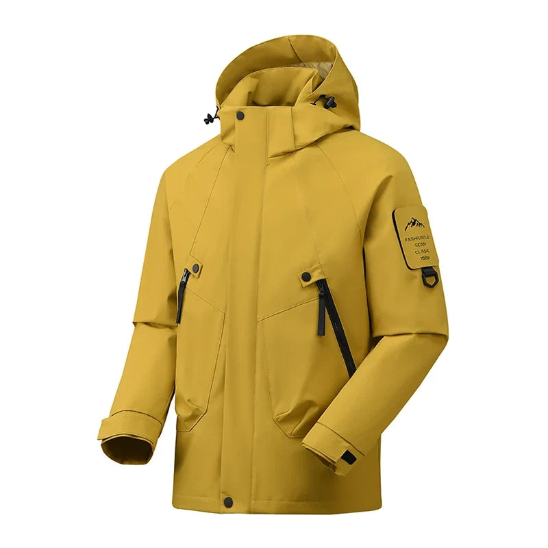 Unisex Outdoorjacke mit Kapuze, wasserdicht & winddicht, viele Farben