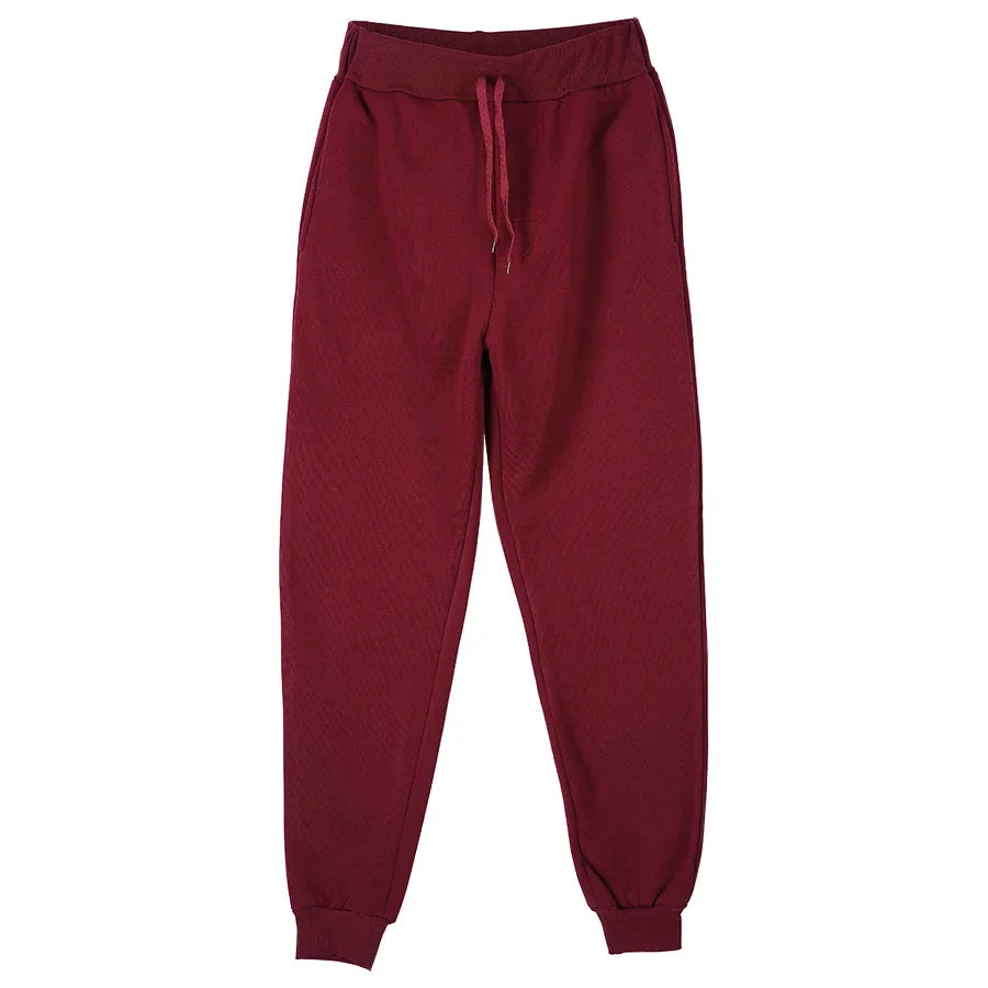 Unisex Jogginghose Sportlich Freizeithose mit Kordelzug Bündchen Gelb
