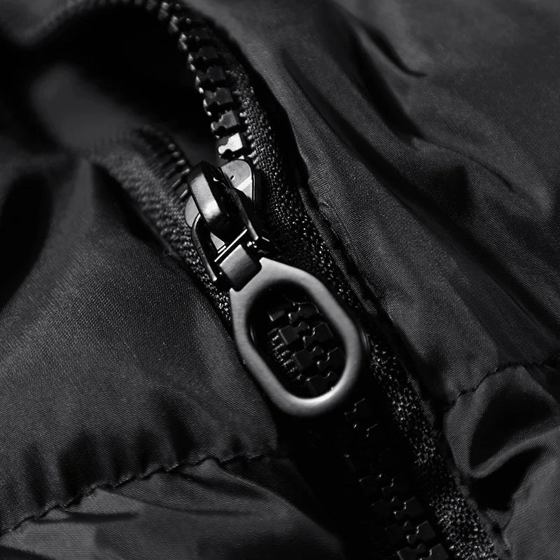 Herren Steppweste mit Stehkragen - Gesteppte Winter Weste mit Reißverschluss & Taschen