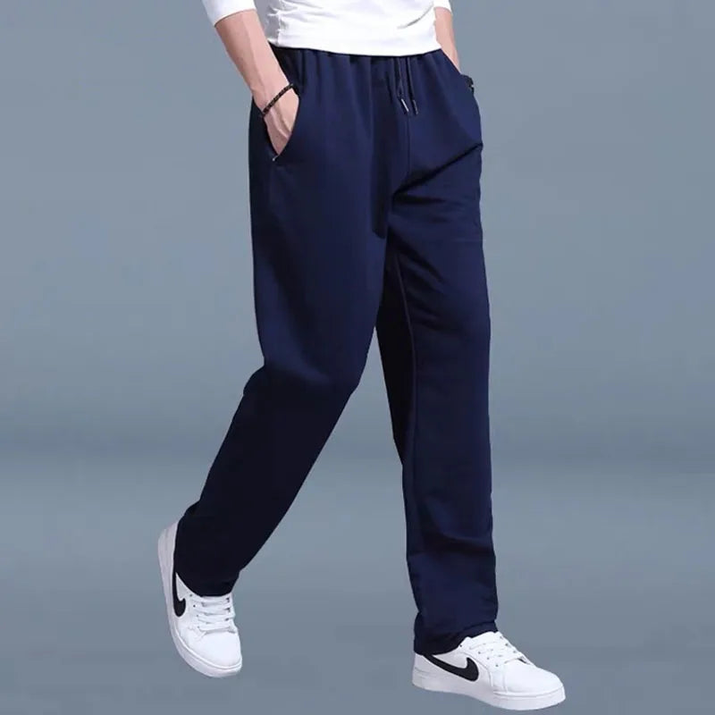 Herren Freizeithose Jogginghose Sporthose Lang mit Kordelzug