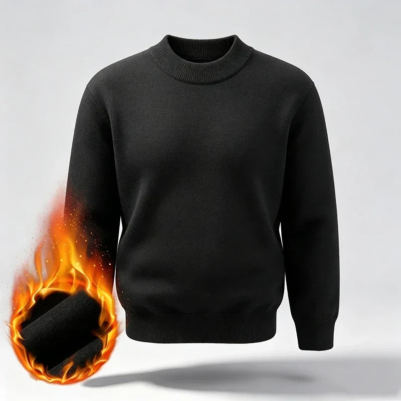 Heren coltrui, sweatshirt en shirt met lange mouwen in thermische look