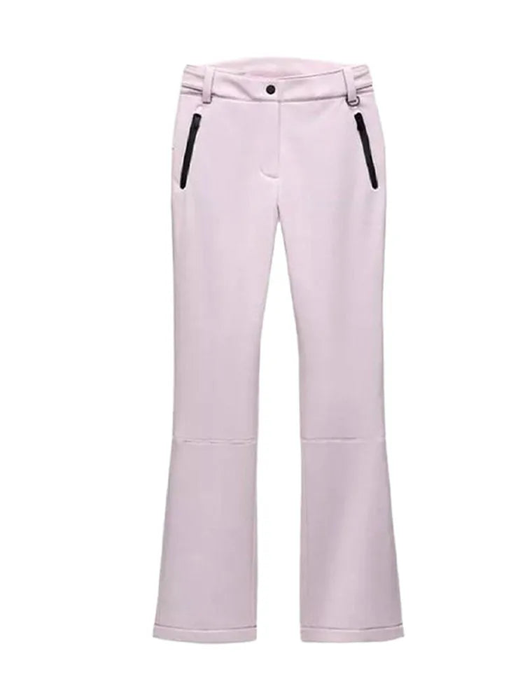 Damen Skianzug Set Rosa – Gesteppte Skijacke & Skihose