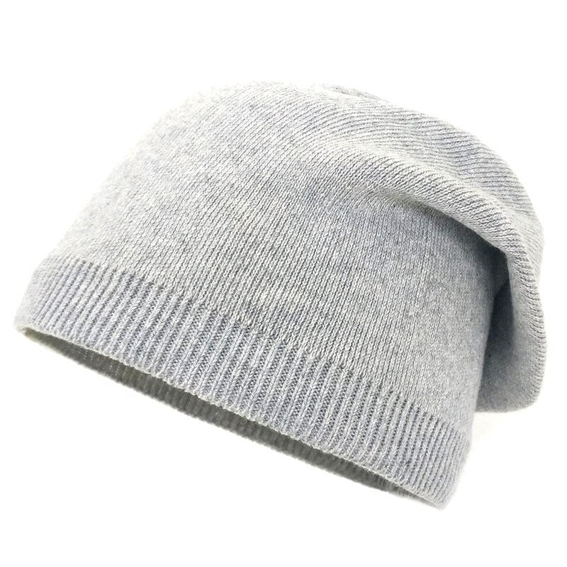 Unisex Beanie Mütze aus weichem Strickmaterial, lockere Passform