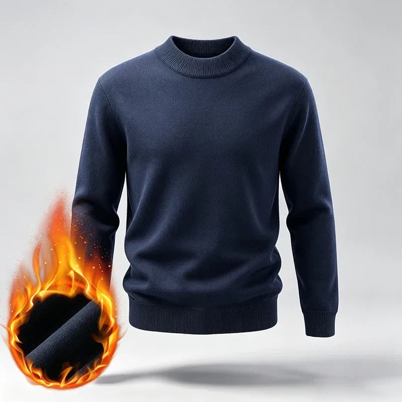 Heren coltrui, sweatshirt en shirt met lange mouwen in thermische look