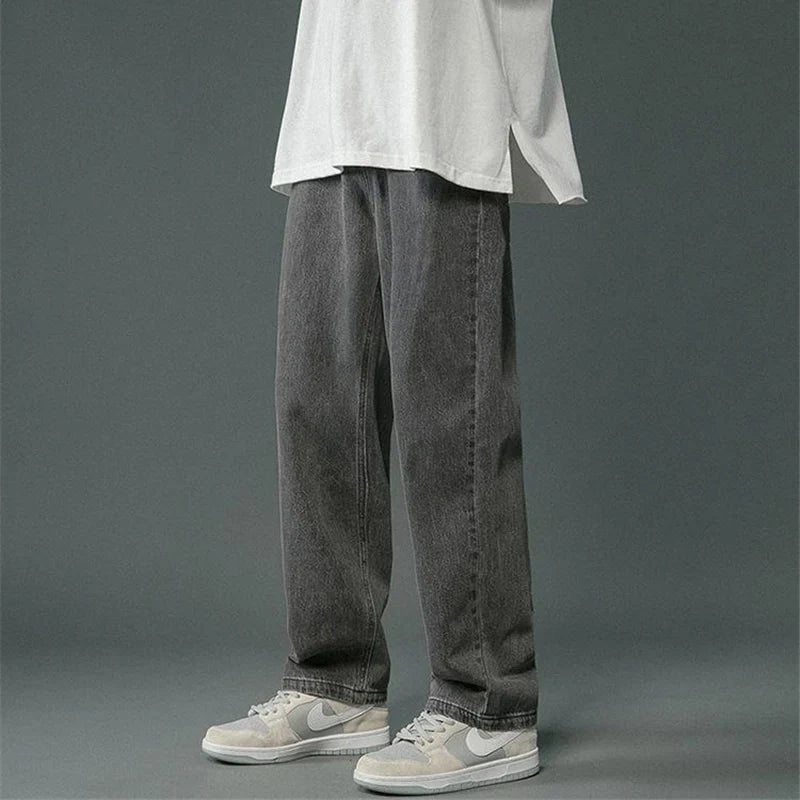 Loose-fitjeans met rechte pijpen voor heren