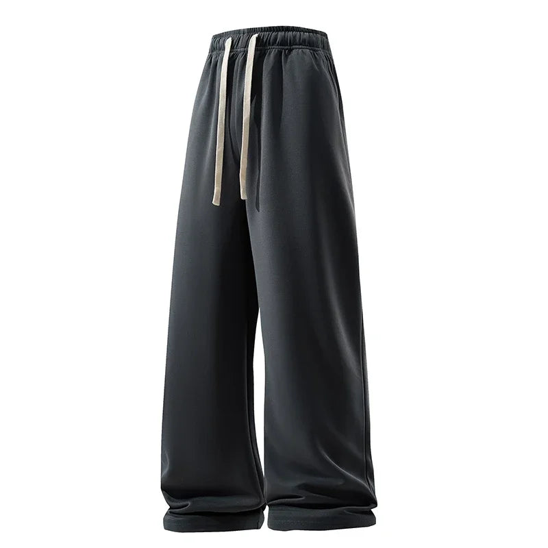 Unisex Jogginghose Weites Bein Elastischer Bund Kordelzug