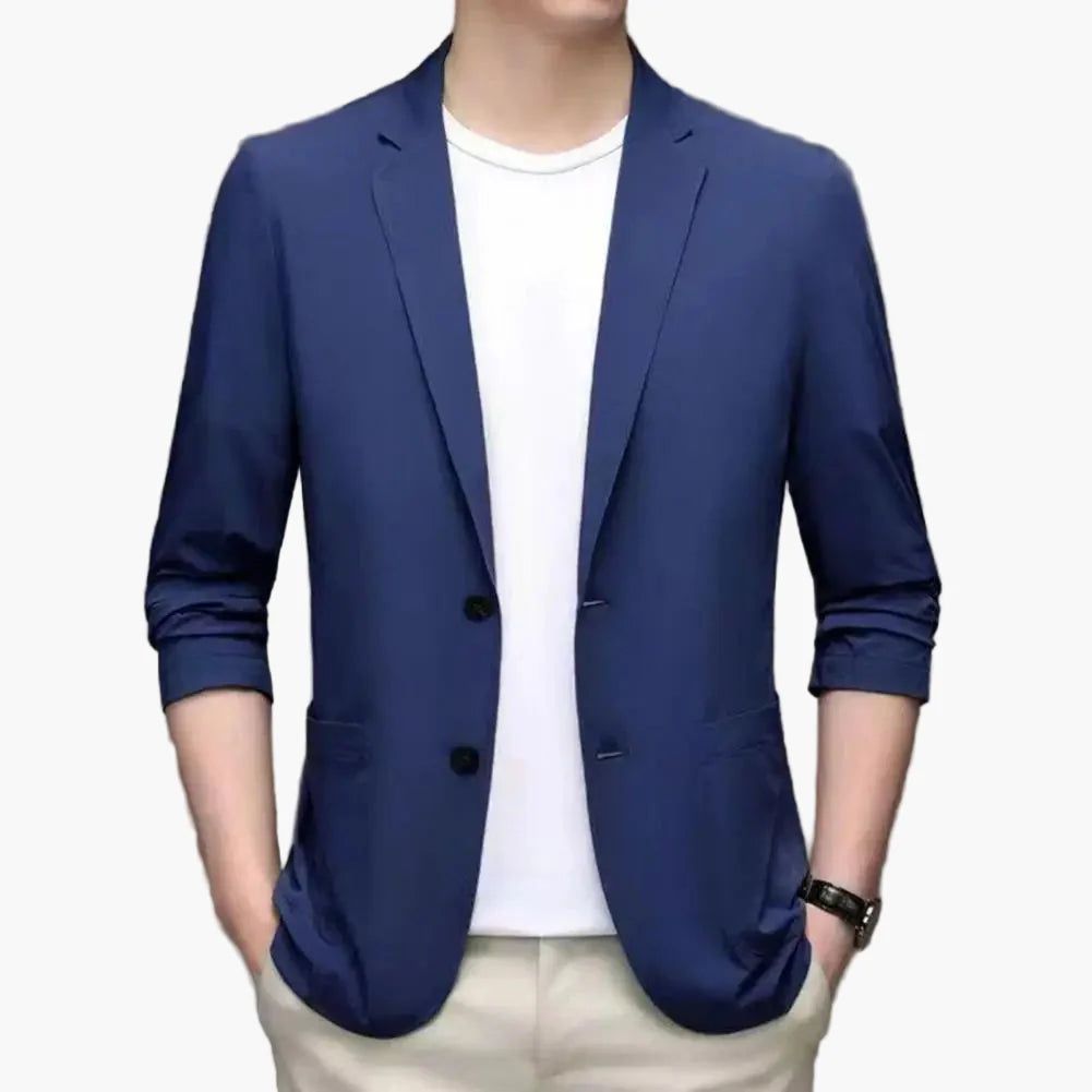 Herren Blazer Modern Slim Fit Freizeit Business Sakko – Eleganter Alltags- und Büro-Look