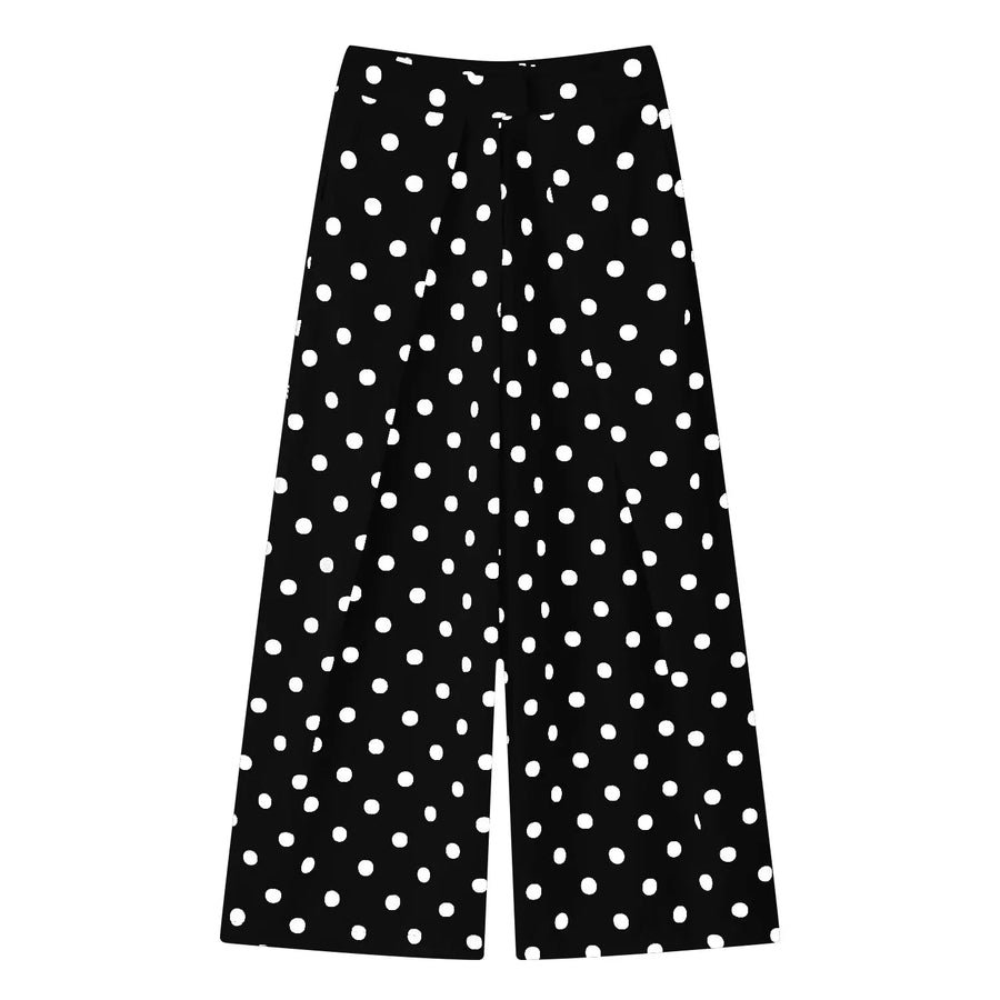 Damen Culottes Weites Bein Plissee Hose Kurz Unifarben