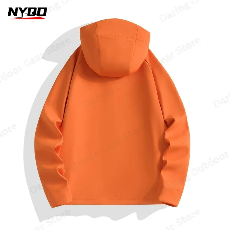 Unisex Kapuzenjacke Reißverschluss Windbreaker Freizeit Sport Lila