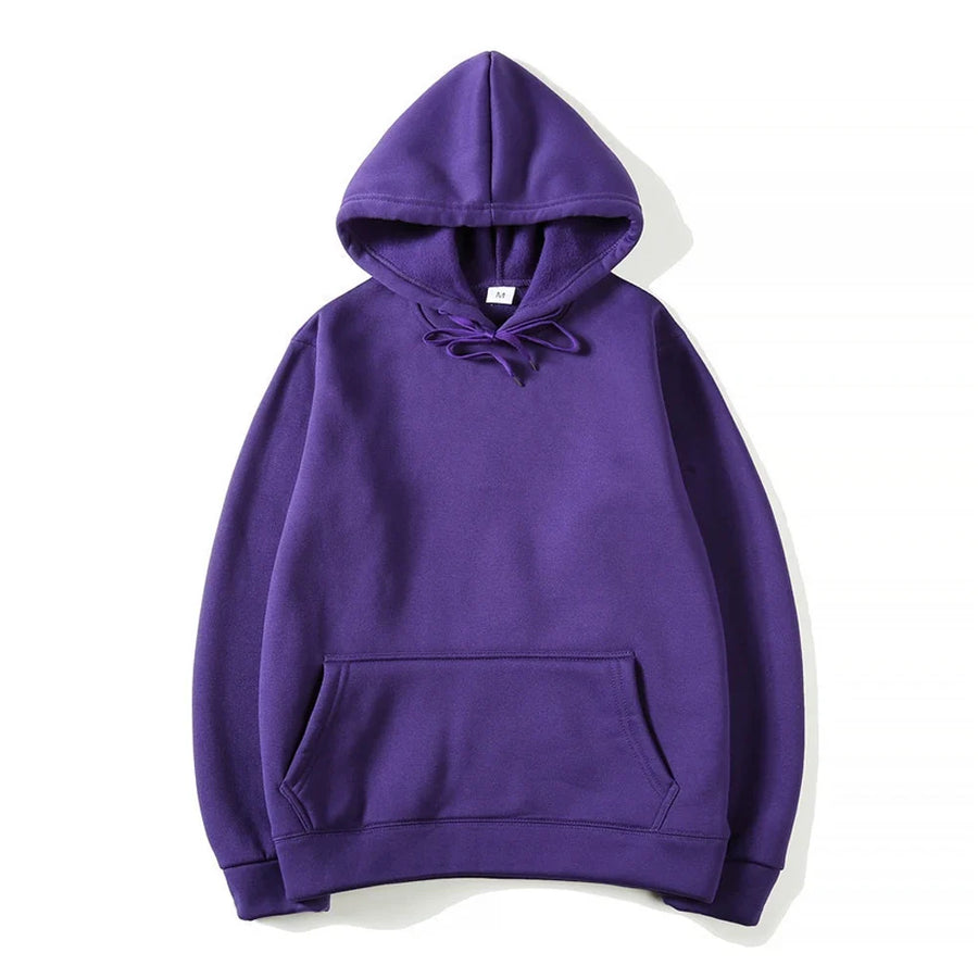 Unisexhoodie met capuchon en kangoeroezak - Verschillende kleuren