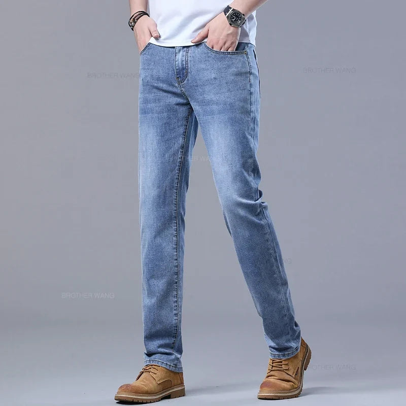 Herren Jeans Freizeithose Denim Regular Fit