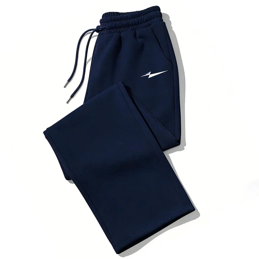 Uniseks joggingbroek met tunnelkoord en logo