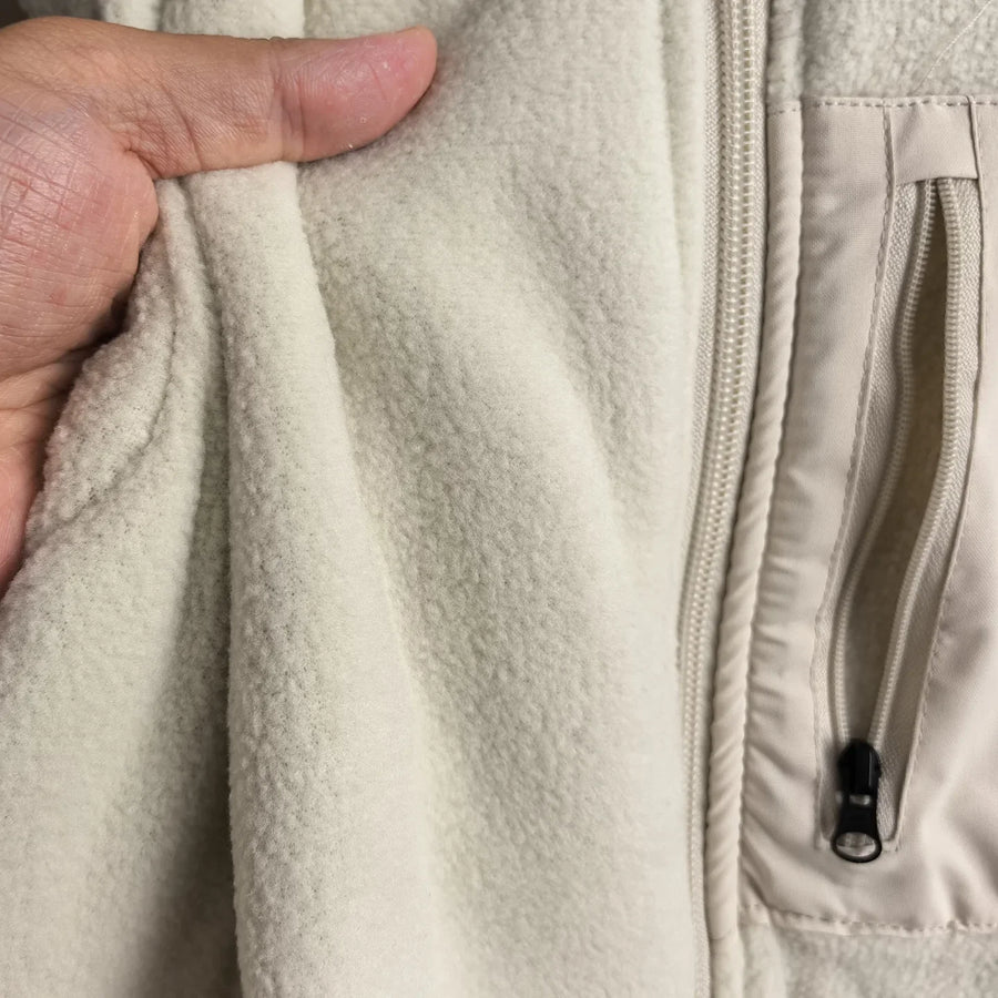 Herenoutdoorbodywarmer met opstaande kraag, ritssluiting en zonder mouwen