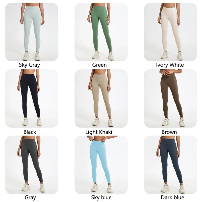 Sportlegging voor dames met hoge taille, V-design en liftend effect voor de billen