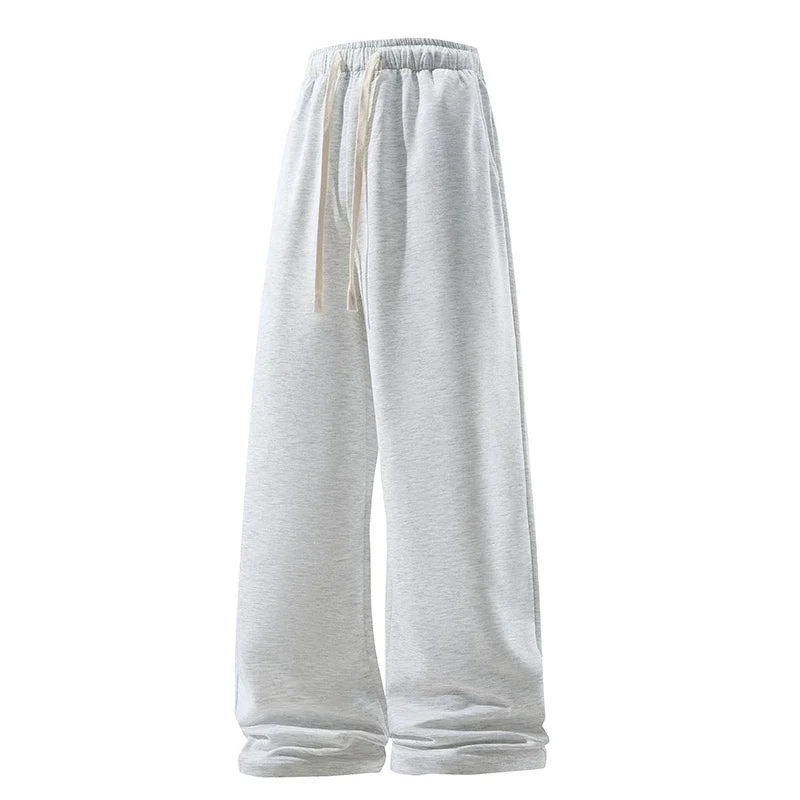 Unisex Jogginghose Weites Bein Elastischer Bund Kordelzug