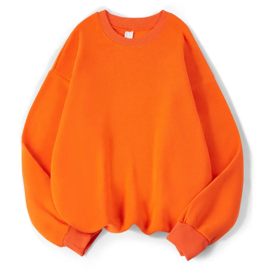 Unisex oversized sweatshirt met ronde hals en lange mouwen