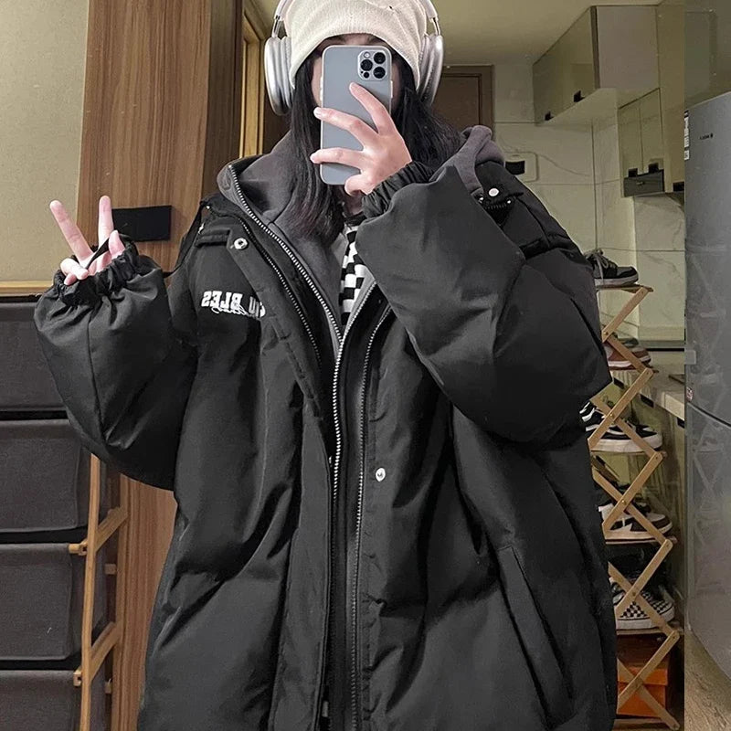 Unisex Winterjacke Puffa Jacke Oversize Steppjacke