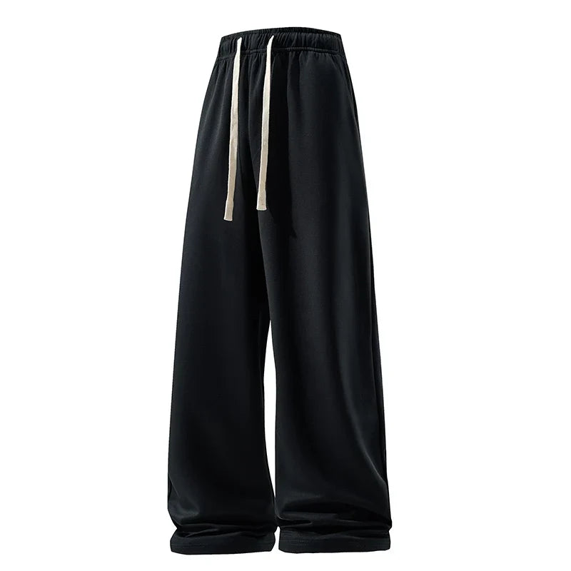 Unisex Jogginghose Weites Bein Elastischer Bund Kordelzug
