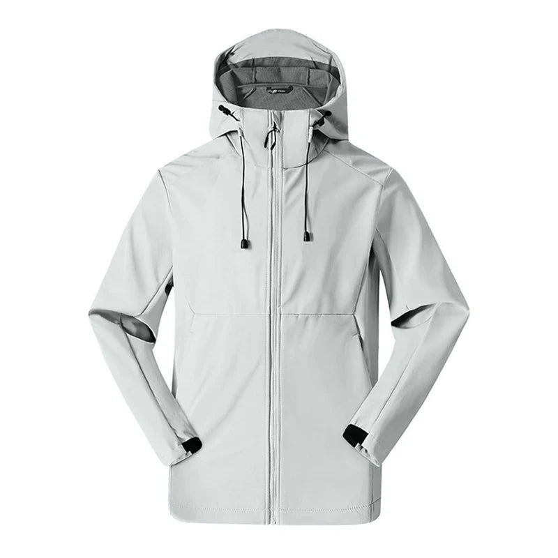Unisex Kapuzenjacke Winddicht Wasserdicht Warm Gefüttert für Outdoor & Sport