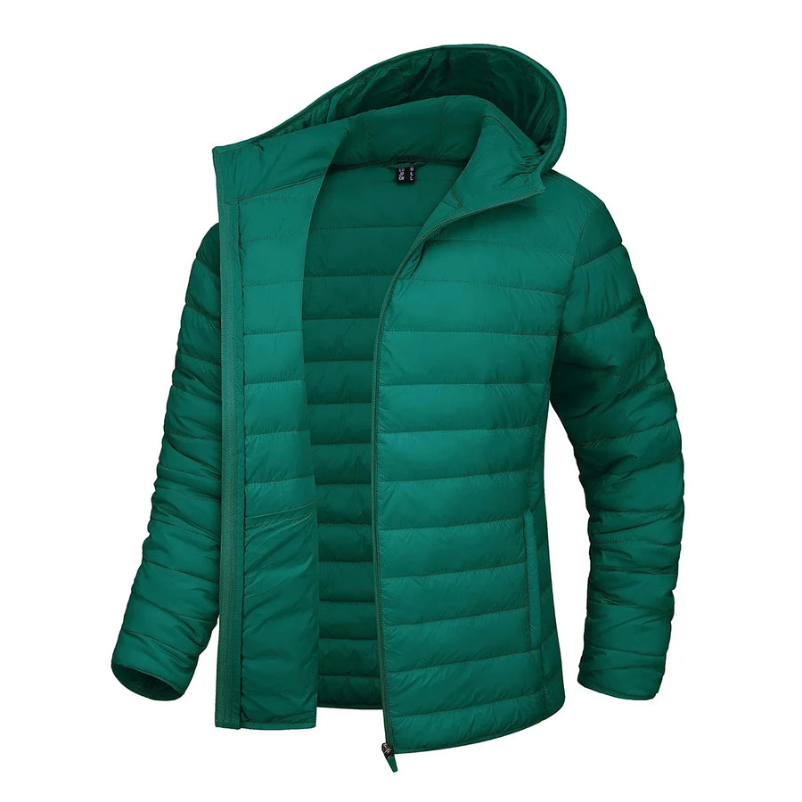 Damen Steppjacke mit Kapuze, leicht & gefüttert, warm für Herbst & Winter