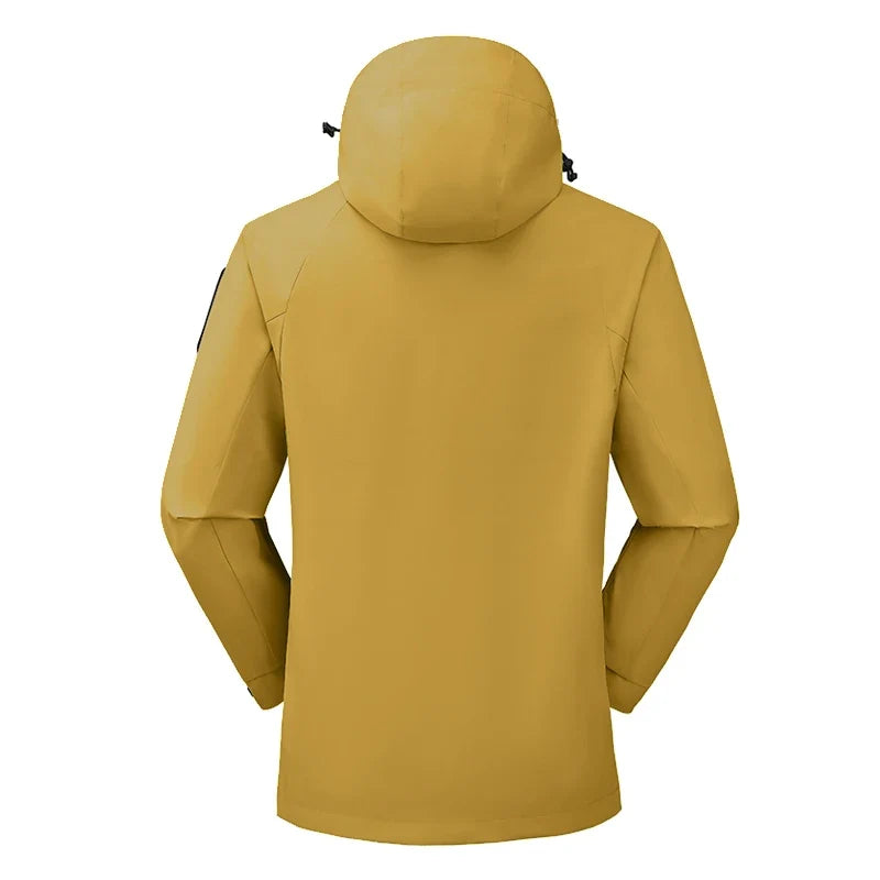 Unisex Outdoorjacke mit Kapuze, wasserdicht & winddicht, viele Farben