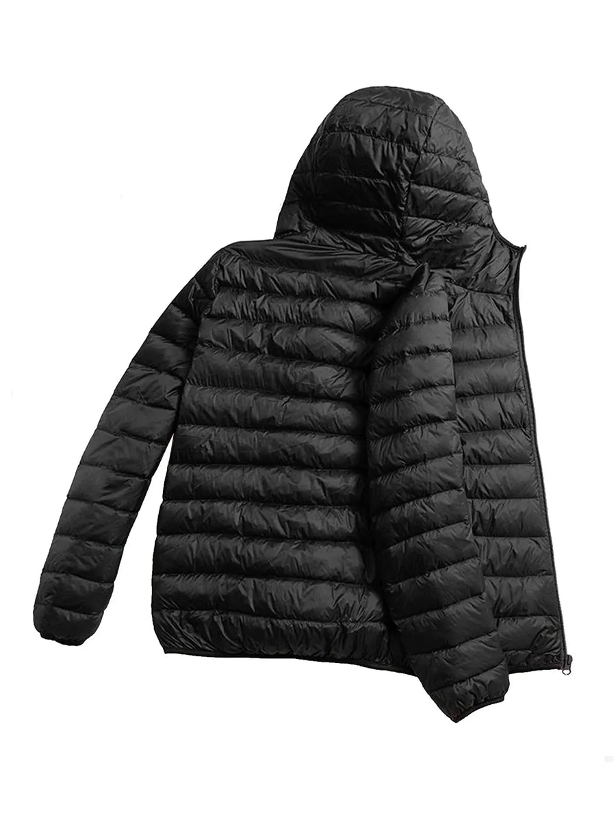 Steppjacke mit Kapuze für Herren und Damen – Leichte Pufferjacke in verschiedenen Farben
