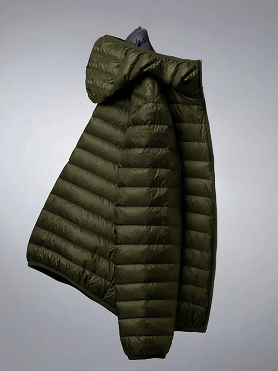 Steppjacke mit Kapuze für Herren und Damen – Leichte Pufferjacke in verschiedenen Farben
