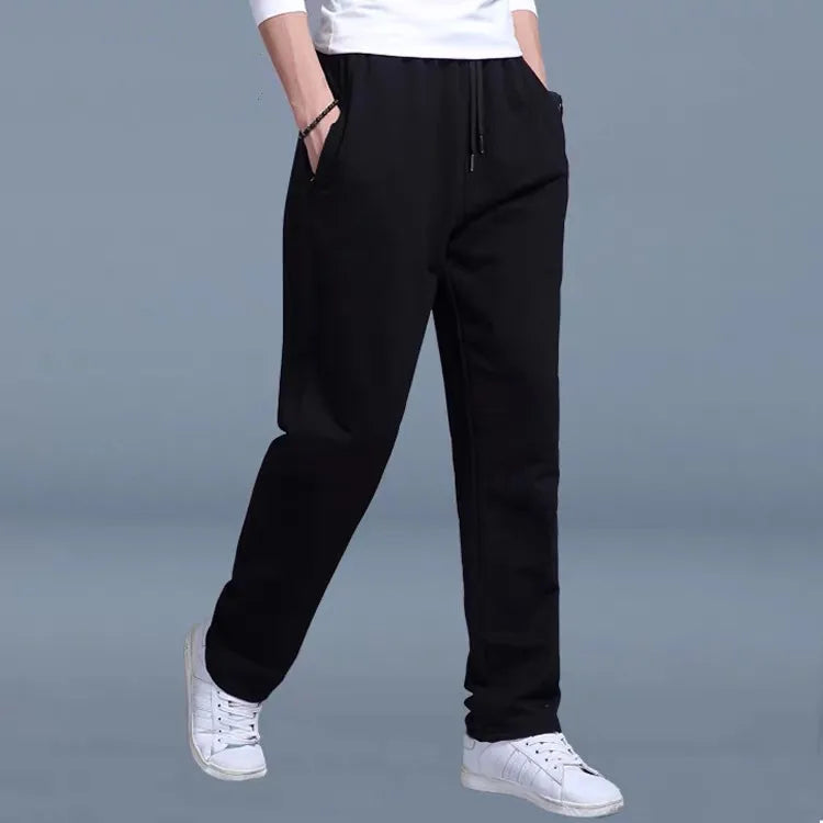 Herren Freizeithose Jogginghose Sporthose Lang mit Kordelzug