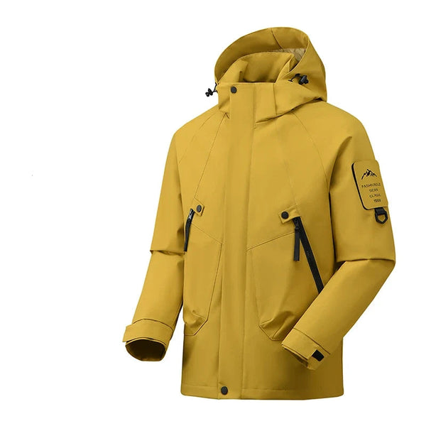 Unisex Outdoorjacke mit Kapuze, wasserdicht & winddicht, viele Farben