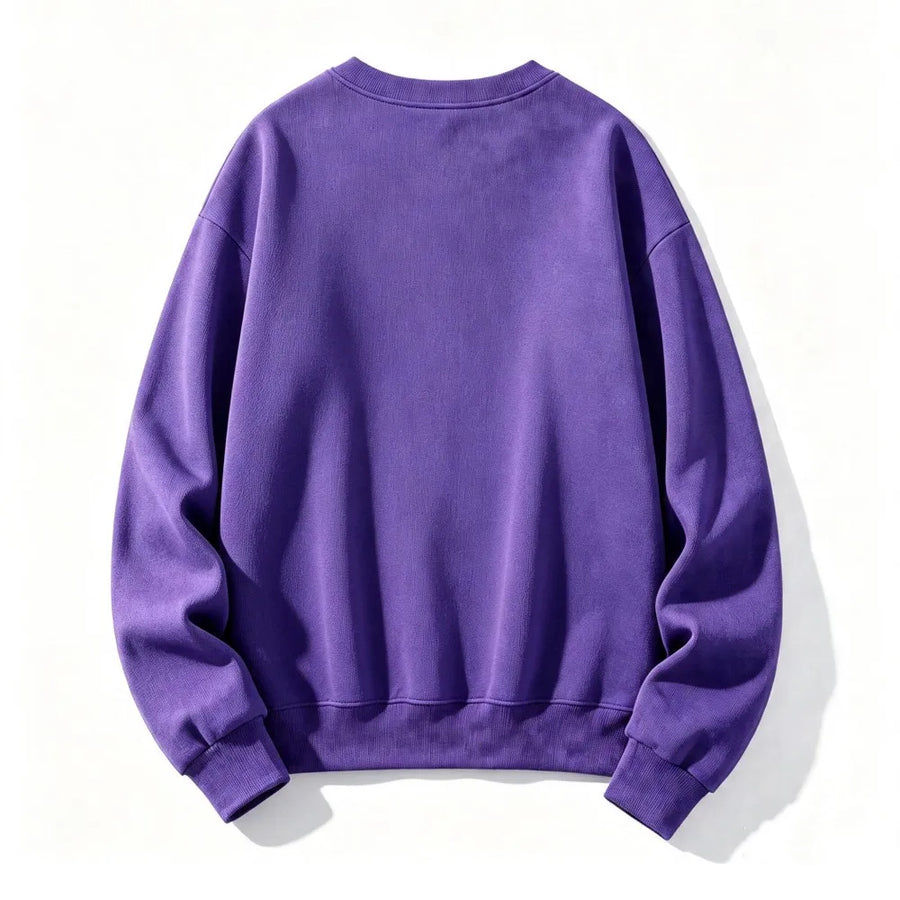 Unisex oversized sweatshirt met ronde hals en lange mouwen