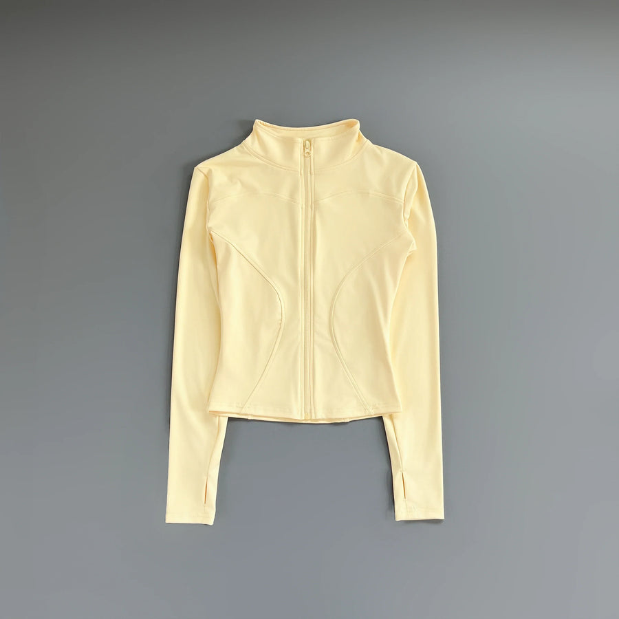 Damen Sportjacke mit Stehkragen & Reißverschluss Lange Ärmel