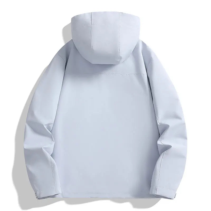 3-in-1 Jacke Unisex Wasserdicht Winddicht Winterjacke mit Fleece-Innenfutter Kapuze