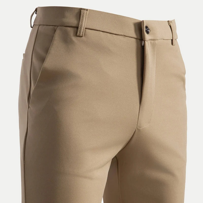 Herren Freizeithose Business Freizeithose mit geradem Bein
