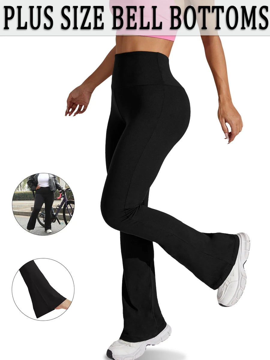 Flared yogalegging voor dames met hoge taille