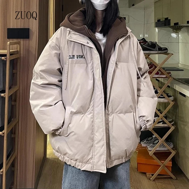 Unisex Winterjacke Puffa Jacke Oversize Steppjacke