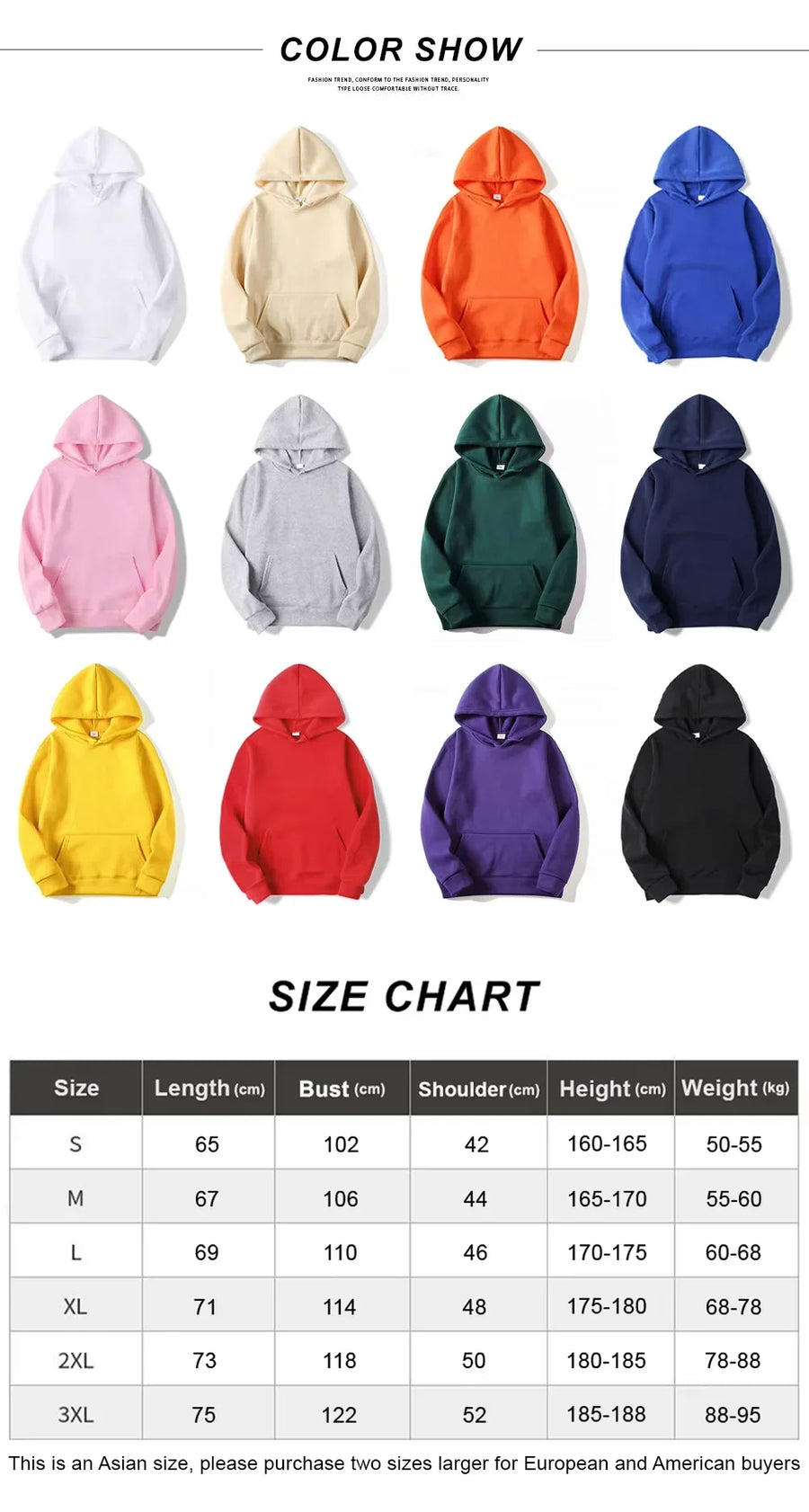 Unisexhoodie met capuchon en statementprint