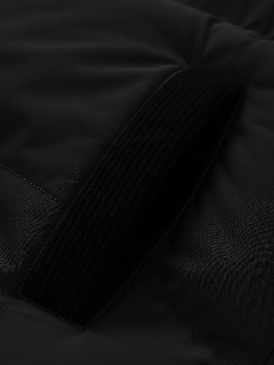 Winter Steppjacke mit Kapuze und Cord-Details für Herren, warm und winddicht