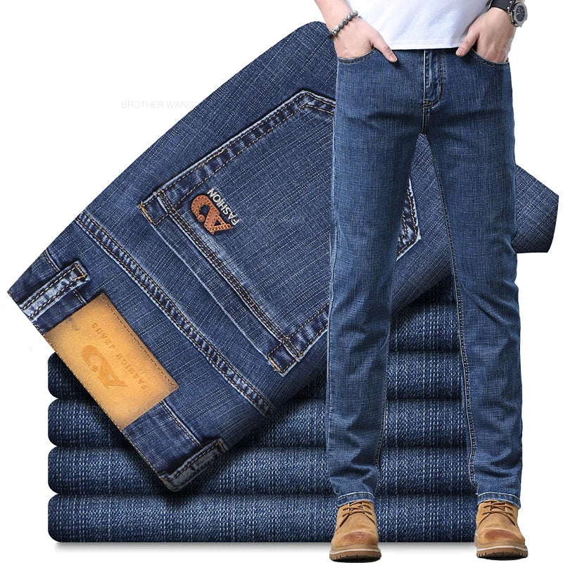 Herren Jeans Freizeithose Denim Regular Fit