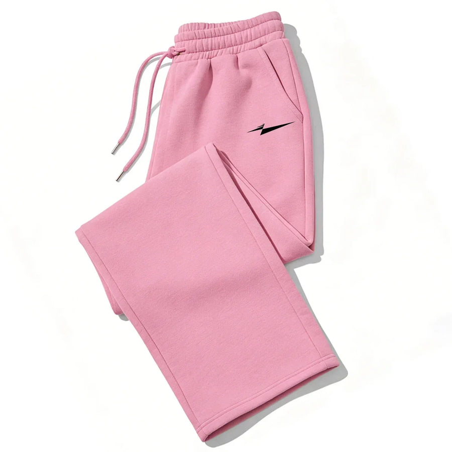 Uniseks joggingbroek met tunnelkoord en logo