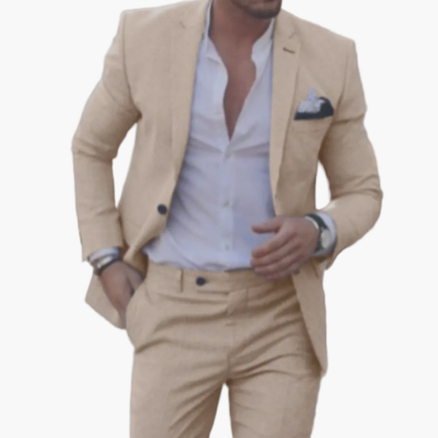 Herren Sommeranzug Modern Slim Fit – Perfekt für Hochzeiten, Partys und festliche Anlässe