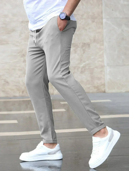 Herren Stretch-Freizeithose mit Kordelzug – Modern, Bequem & Vielseitig
