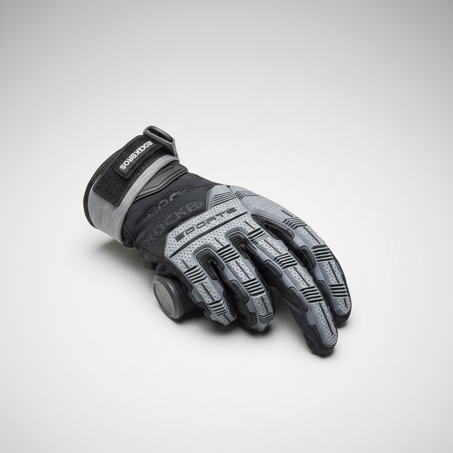 Beschermende winterhandschoenen voor heren/dames, warm en waterdicht, zwart/grijs