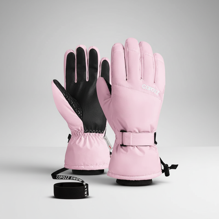 Unisex winterhandschoenen met verstelbare polsband en manchetten met trekkoord