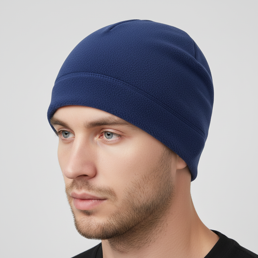 Fleece-beaniemuts voor uniseks - lichte thermische gebreide muts voor buiten