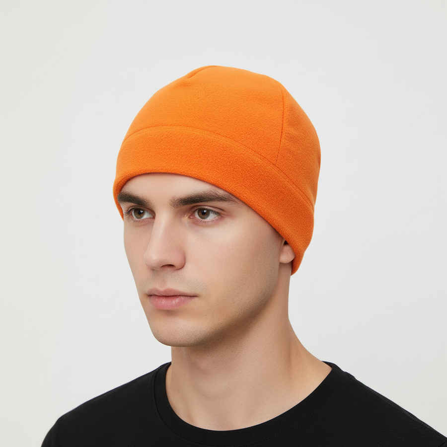 Fleece-beaniemuts voor uniseks - lichte thermische gebreide muts voor buiten