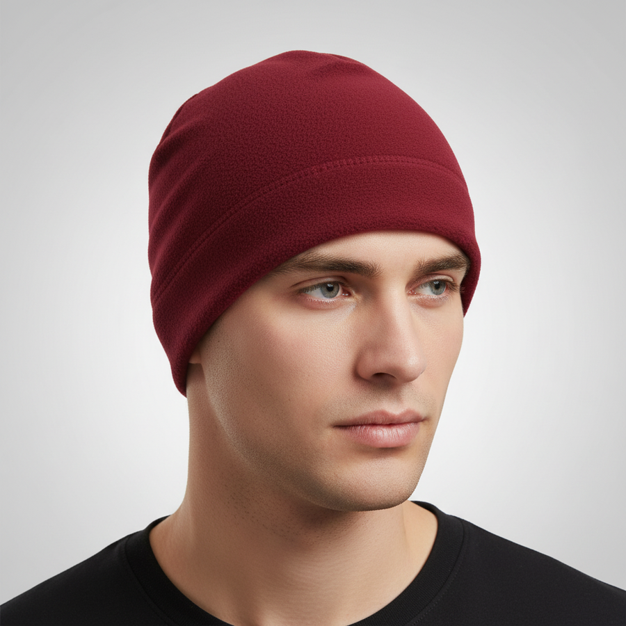 Fleece-beaniemuts voor uniseks - lichte thermische gebreide muts voor buiten