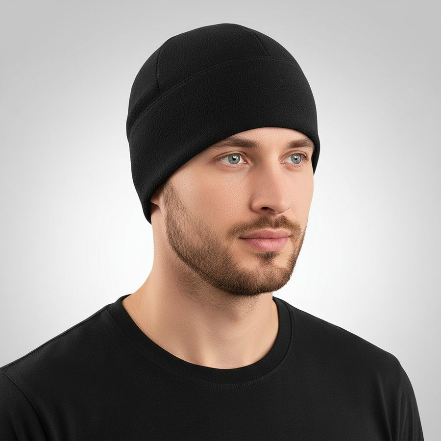 Fleece-beaniemuts voor uniseks - lichte thermische gebreide muts voor buiten