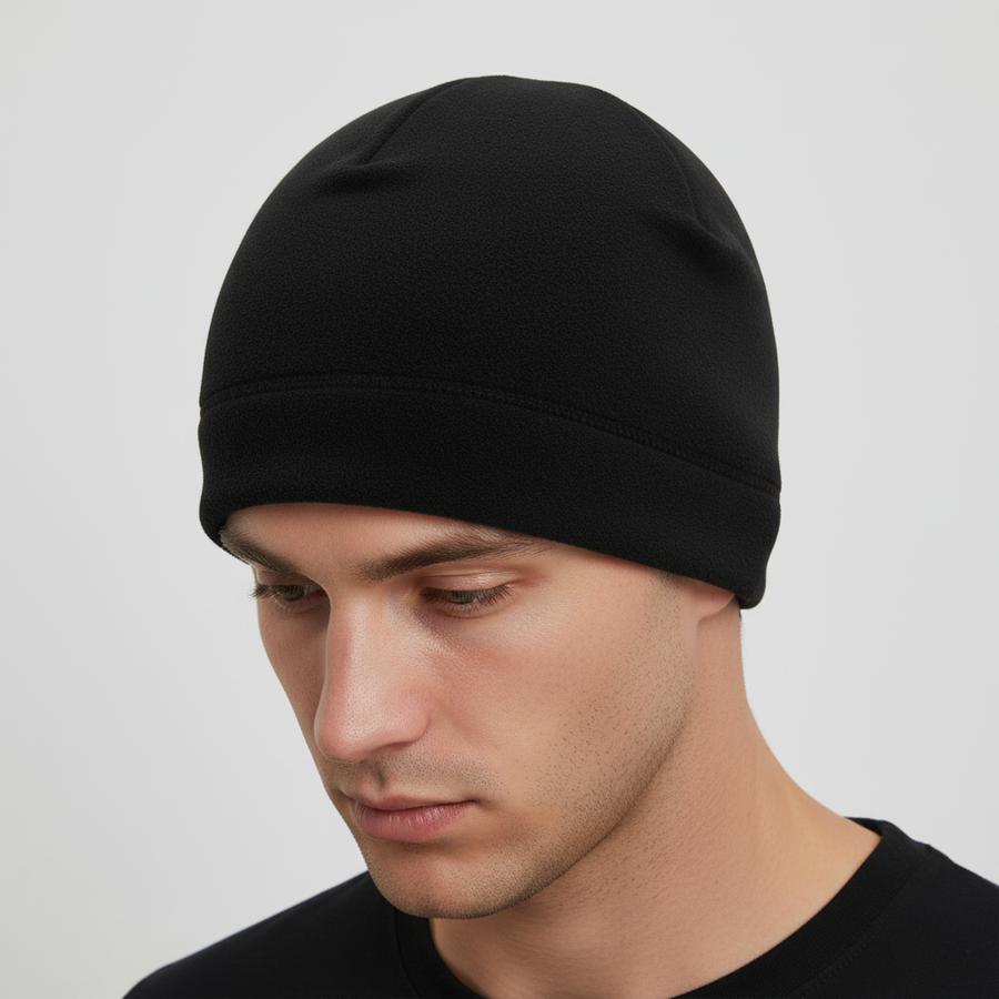 Fleece-beaniemuts voor uniseks - lichte thermische gebreide muts voor buiten