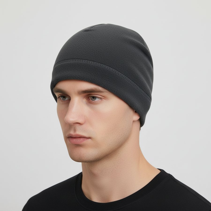 Fleece-beaniemuts voor uniseks - lichte thermische gebreide muts voor buiten